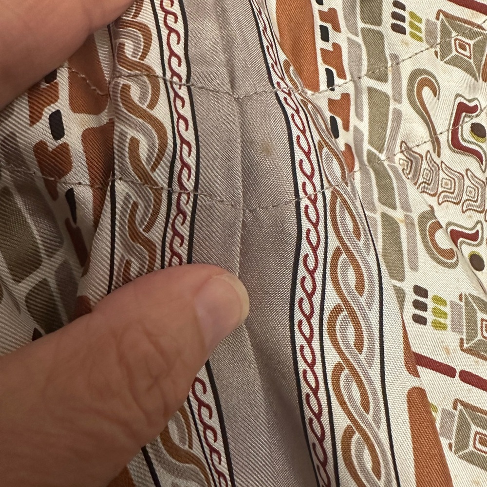 Geometric Patterned Scarf dress Nicole Miller - Picture 3 of 13